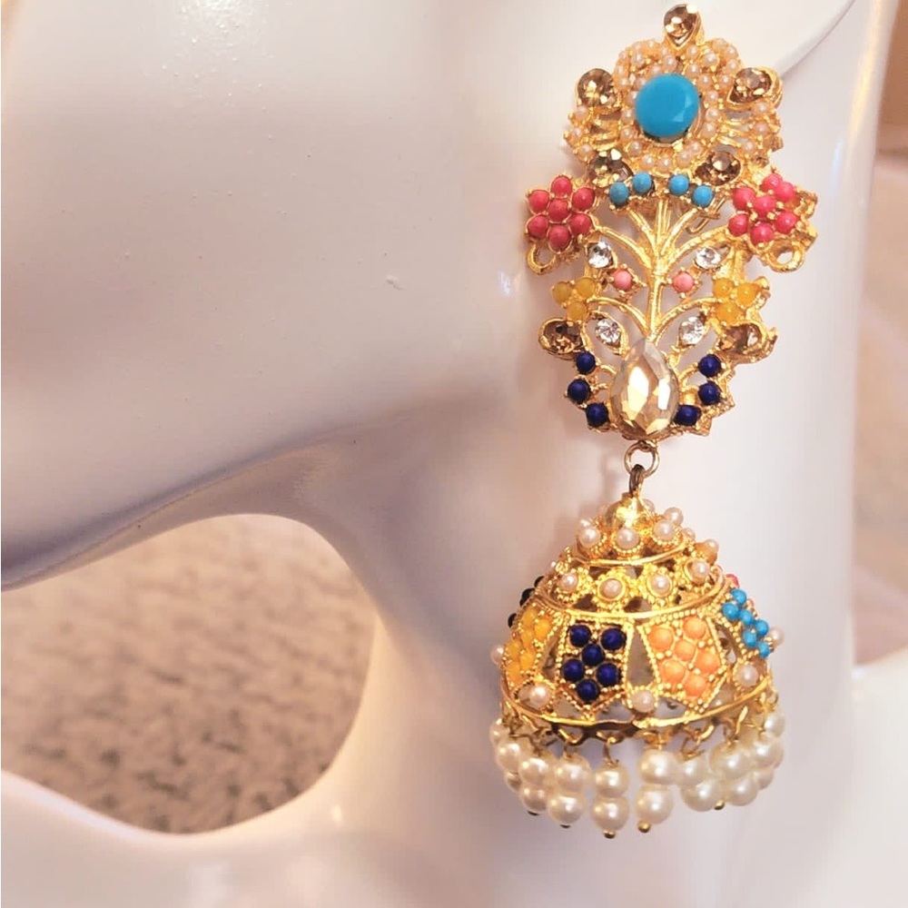 Beautiful multicolor Jhumkas